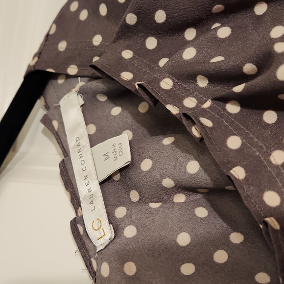 LC Lauren Conrad Pleated Blouse - Picture 2 of 6